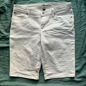 GAP Women's White Jean Shorts